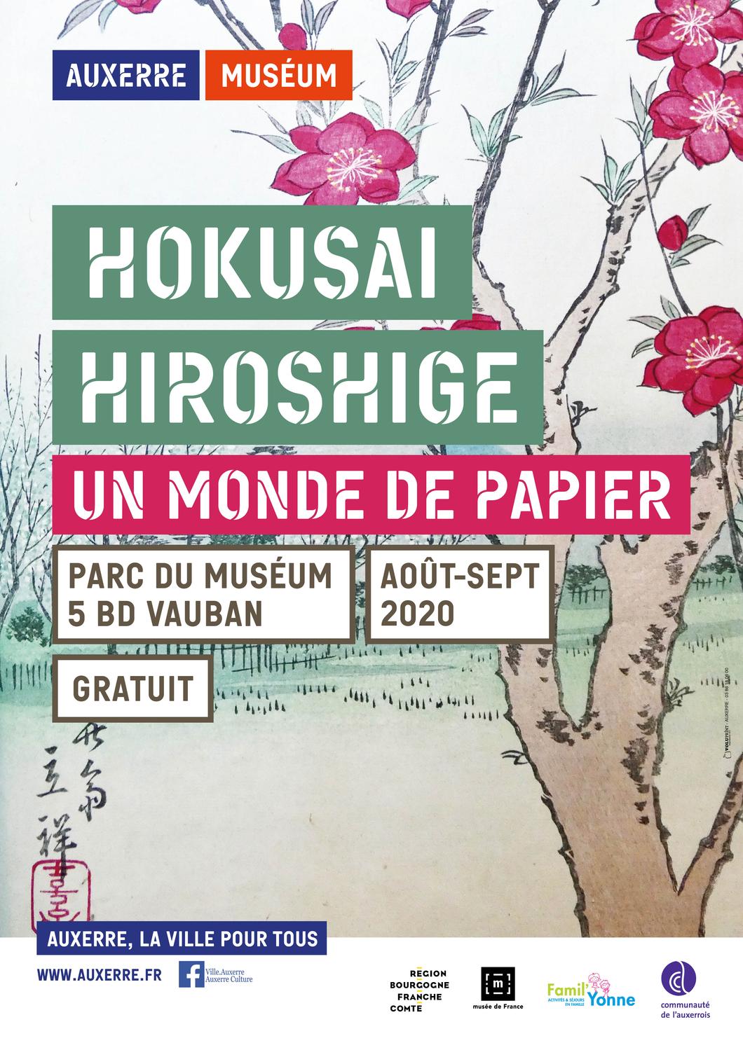 Visuel exposition Hokusai