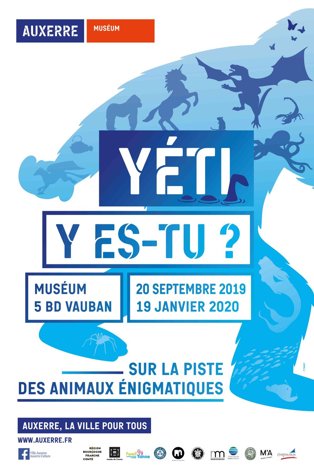 Visuel exposition Yéti y es-tu