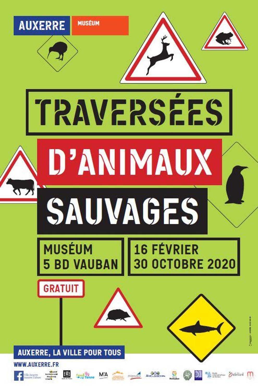 Visuel exposition Traversée d'Animaux sauvages